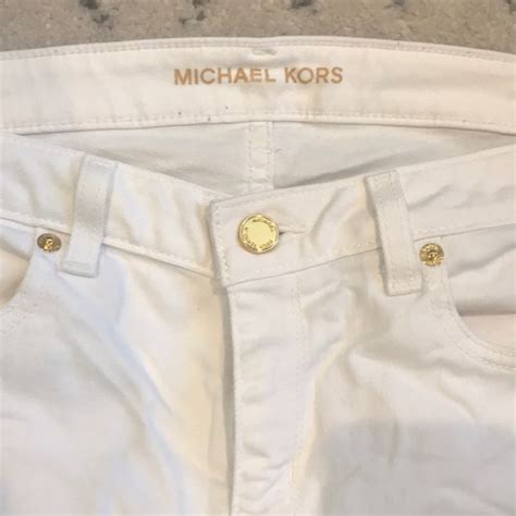 michael kors white jeans mens